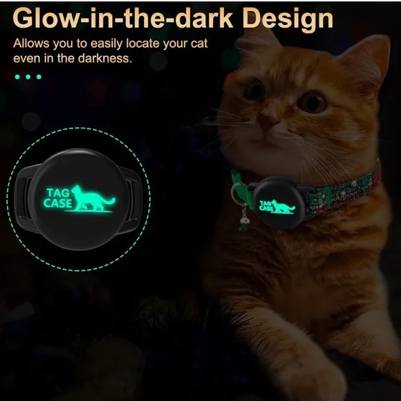 XS | Christmas AirTag Cat Collar - Picture 5 of 6